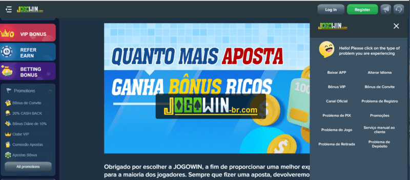 Aplicativo bets